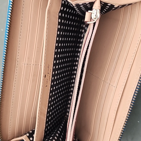 Kate Spade Blue Patent Leather wallet - Picture 12 of 15